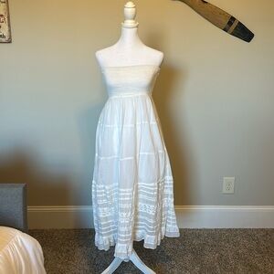Strapless white American eagle dress size small
